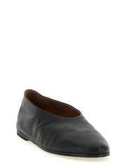 Marsell Black Calfskin Ballet Flats