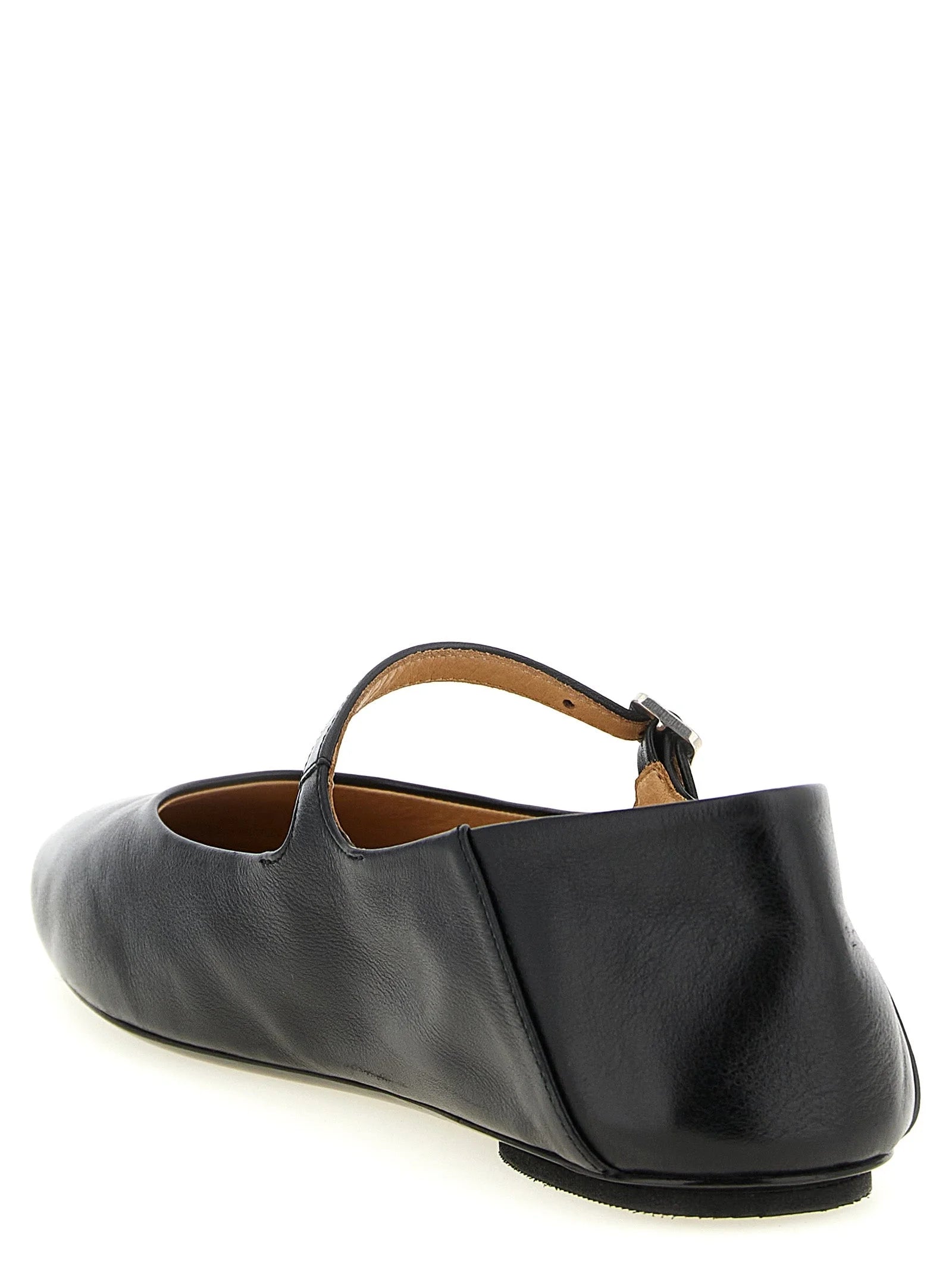 Ballerines en veau noir Marsell - EU38/US8