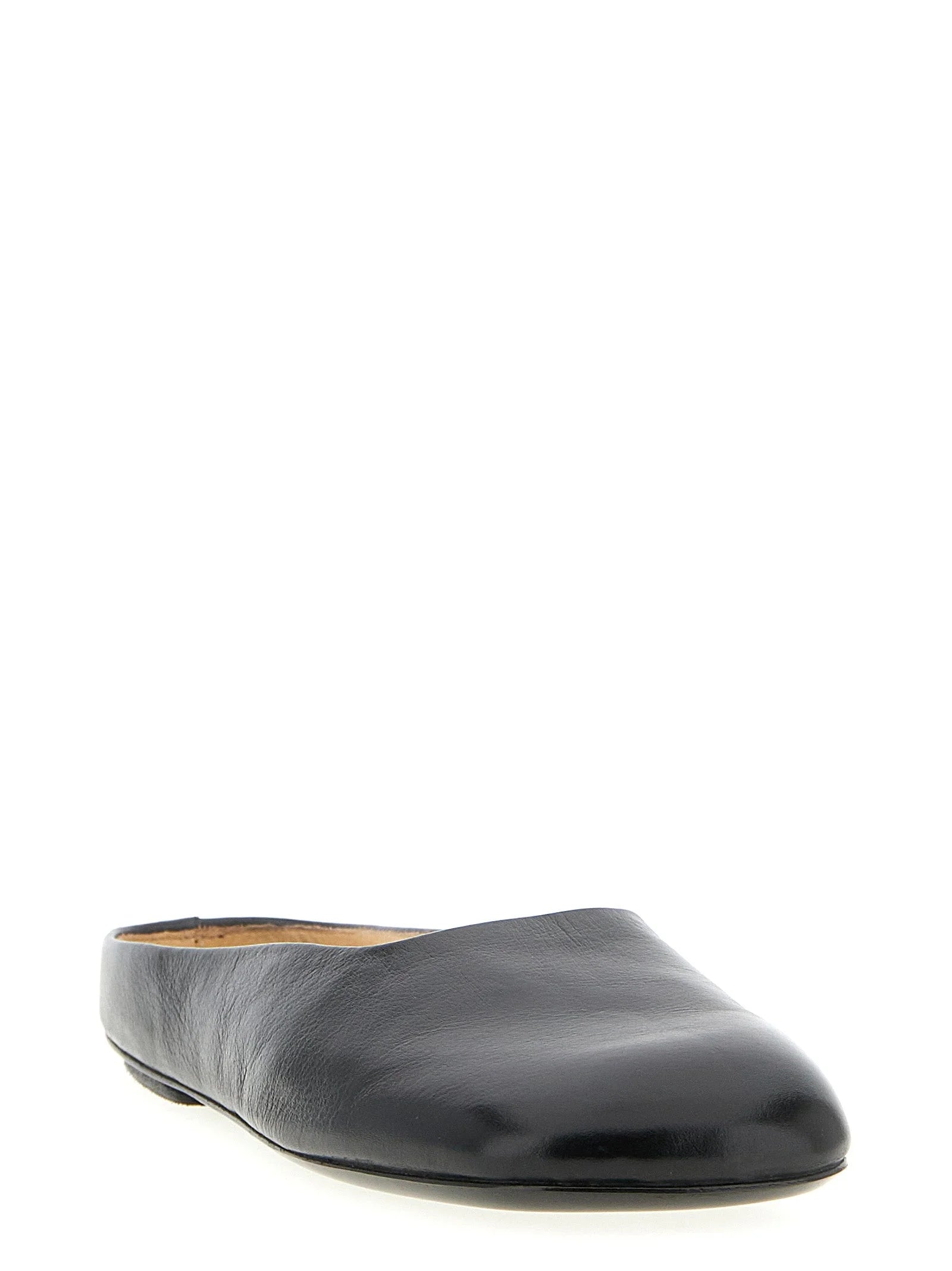 Marsell Black Calfskin Mules - EU38/US8