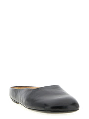 Marsell Black Calfskin Mules - EU38/US8