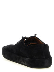 Marsell Black Calfskin Oxfords And Derbies