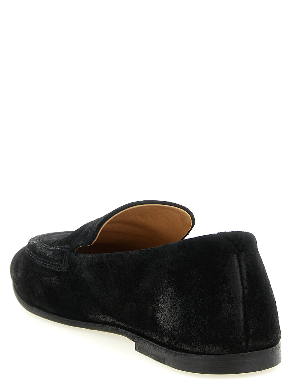 Marsell Black Calfskin Slip-On Loafers
