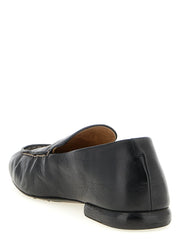 Marsell Black Calfskin Slip-On Loafers