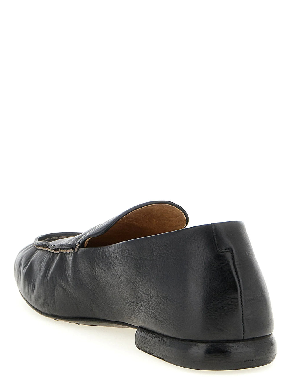 Marsell Svarte Kalveskinn Slip-On Loafers - EU43.5/US10.5