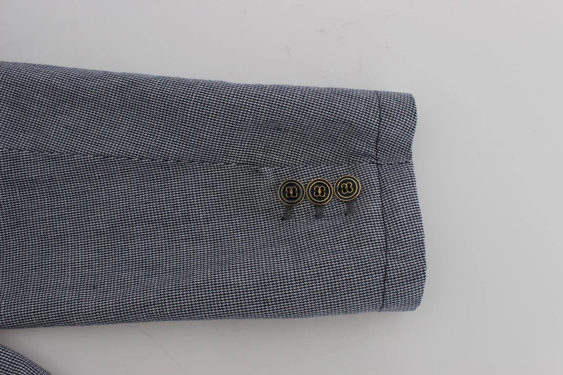 Master Coat Blue Double Breasted Regular Fit Blazer - IT50 | L - Sport Jackets