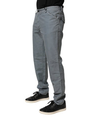 Master Coat Gray Cotton Regular Fit Men Denim Trouser Jeans - IT42 | XS