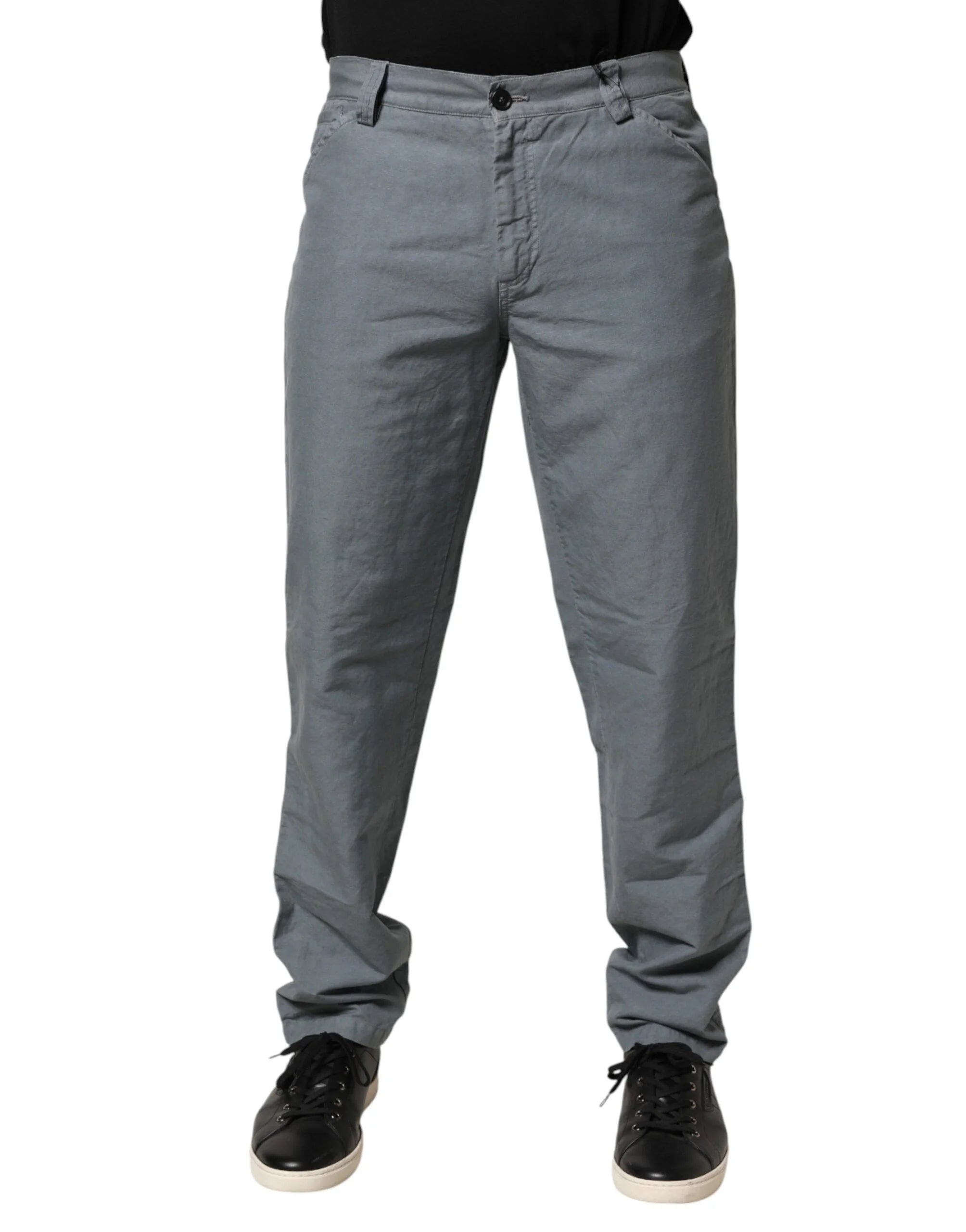 Master Coat Gray Cotton Regular Fit Men Denim Trouser Jeans - IT42 | XS