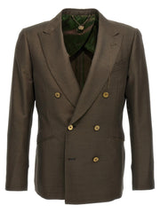 MAURIZIO MIRI Bicolor Wool Blazer