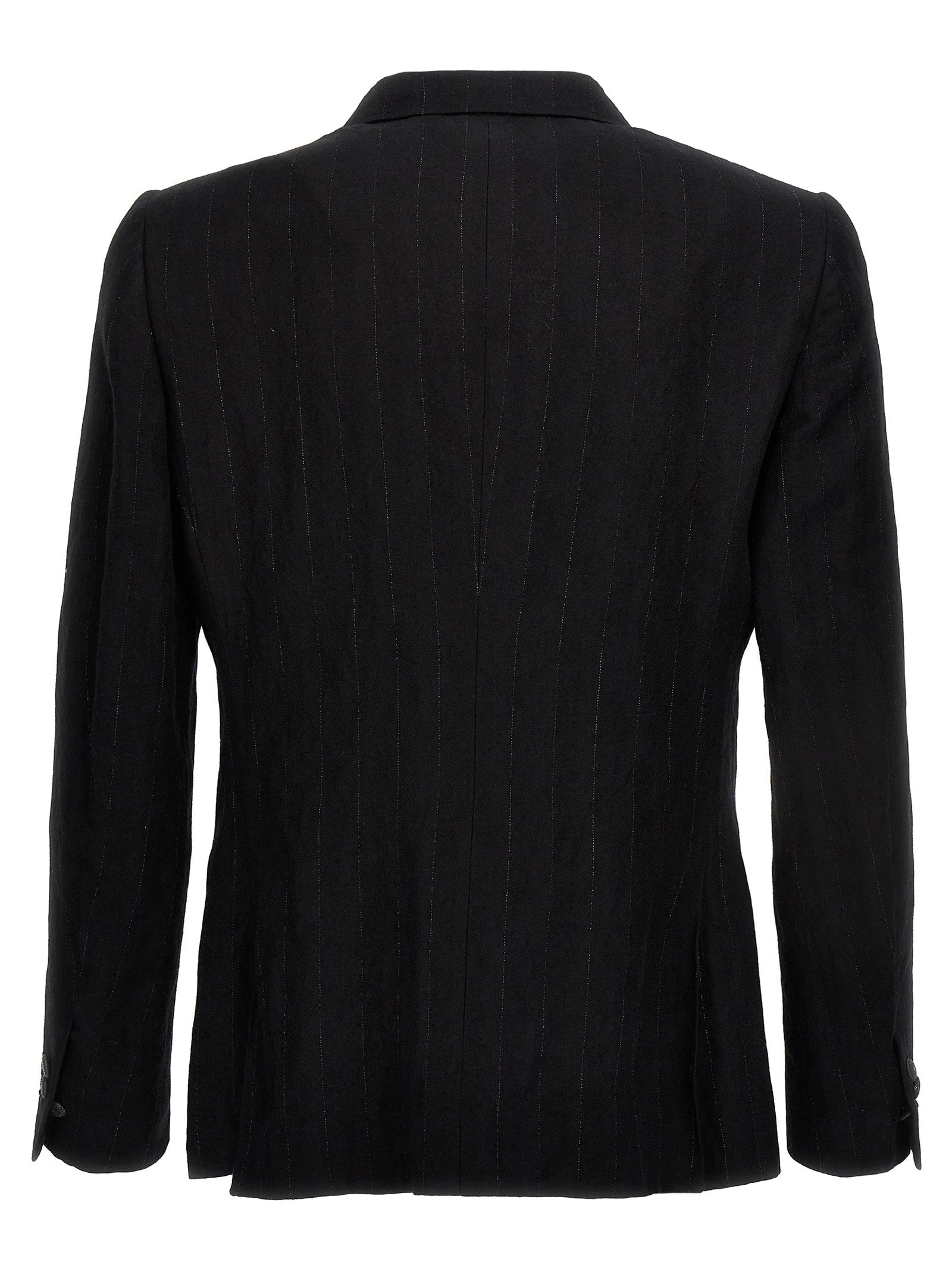 MAURIZIO MIRI Black Cotton Blazer - IT50 | L