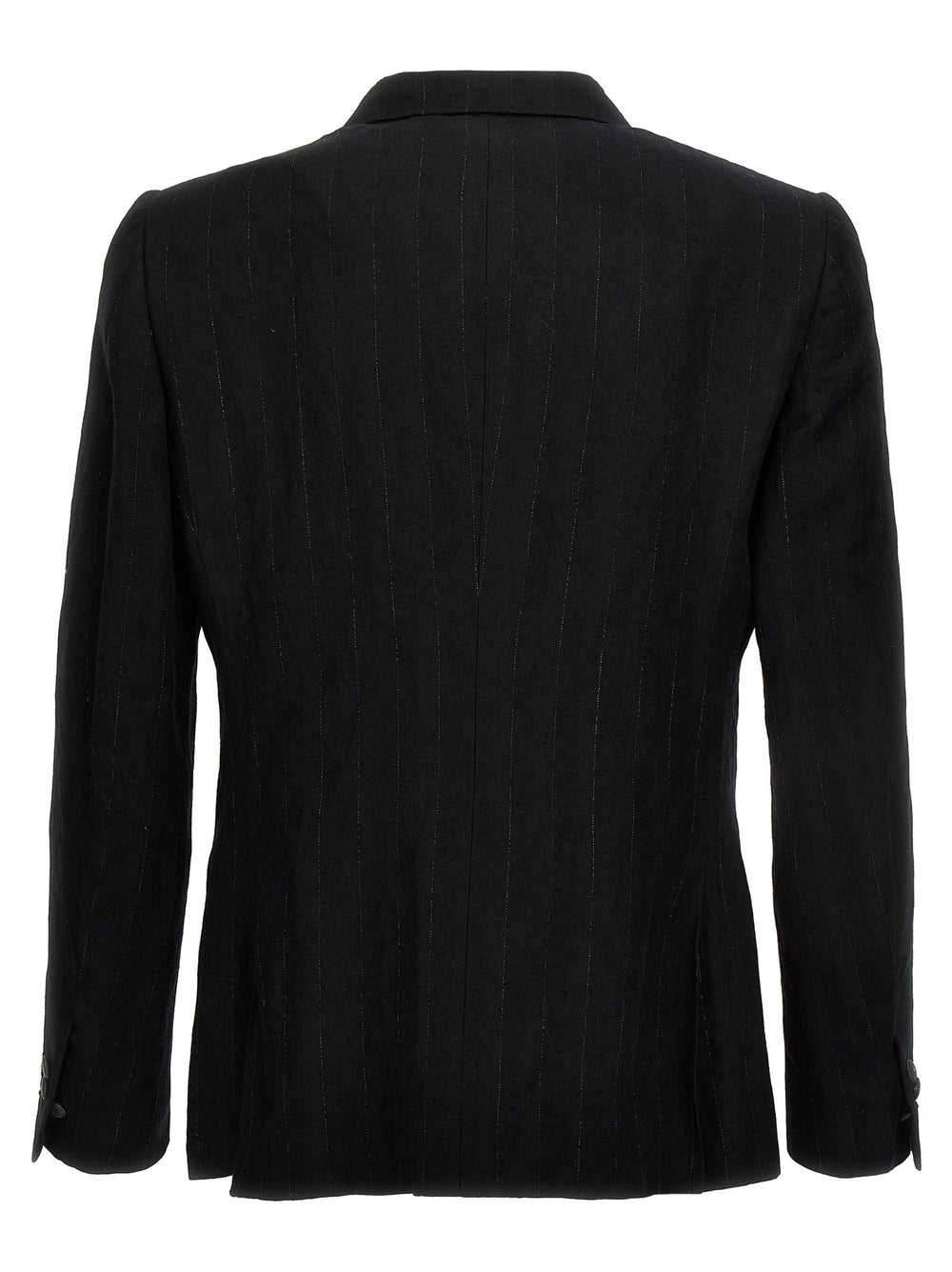 MAURIZIO MIRI Black Cotton Blazer - IT50 | L