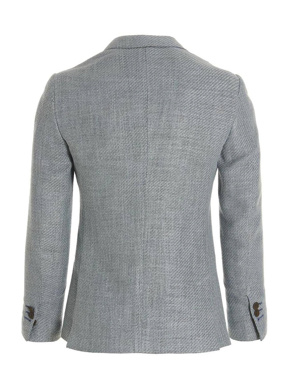 MAURIZIO MIRI Blue Silk Blazer - 48 | M