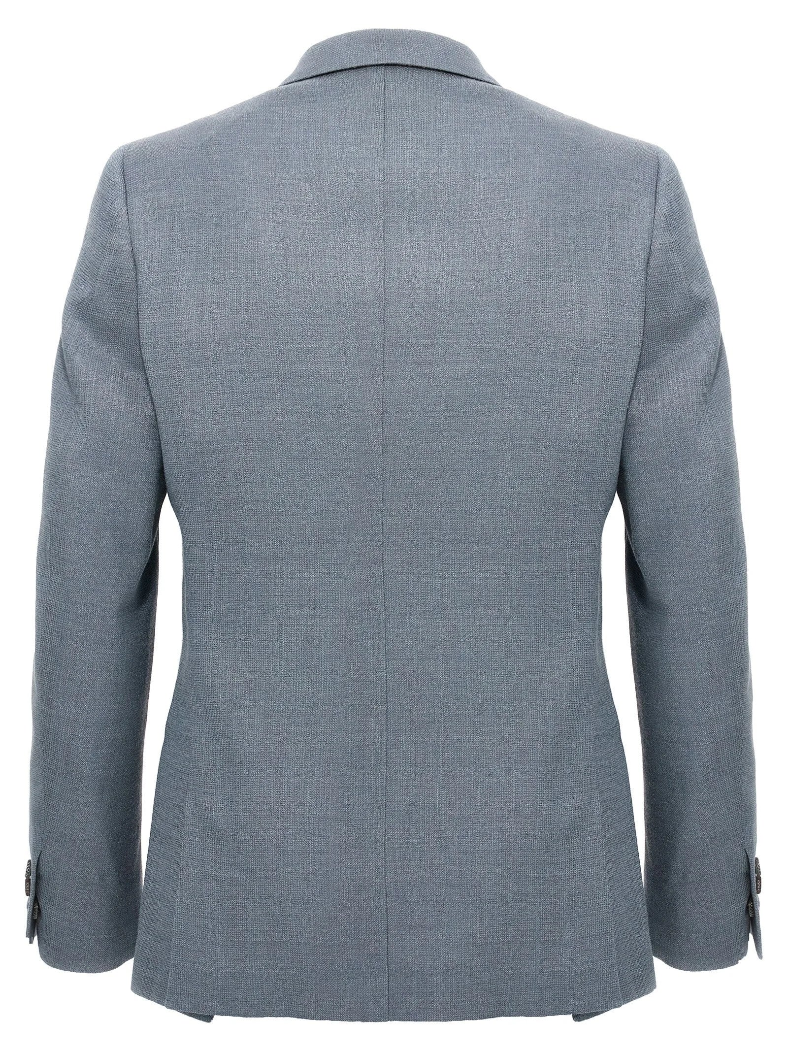 MAURIZIO MIRI Blue Silk Blazer