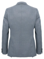 MAURIZIO MIRI Blue Silk Blazer