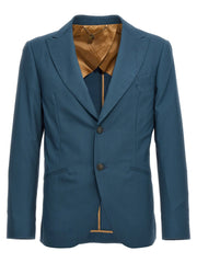 MAURIZIO MIRI Blue Wool Blazer