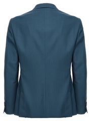 MAURIZIO MIRI Blue Wool Blazer