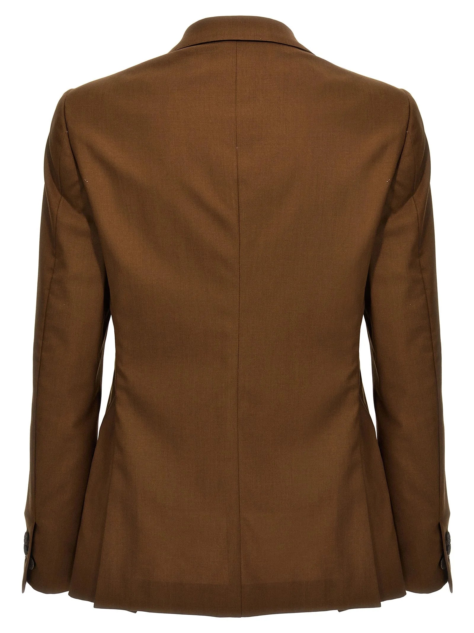 MAURIZIO MIRI Brown Wool Blazer - XXL