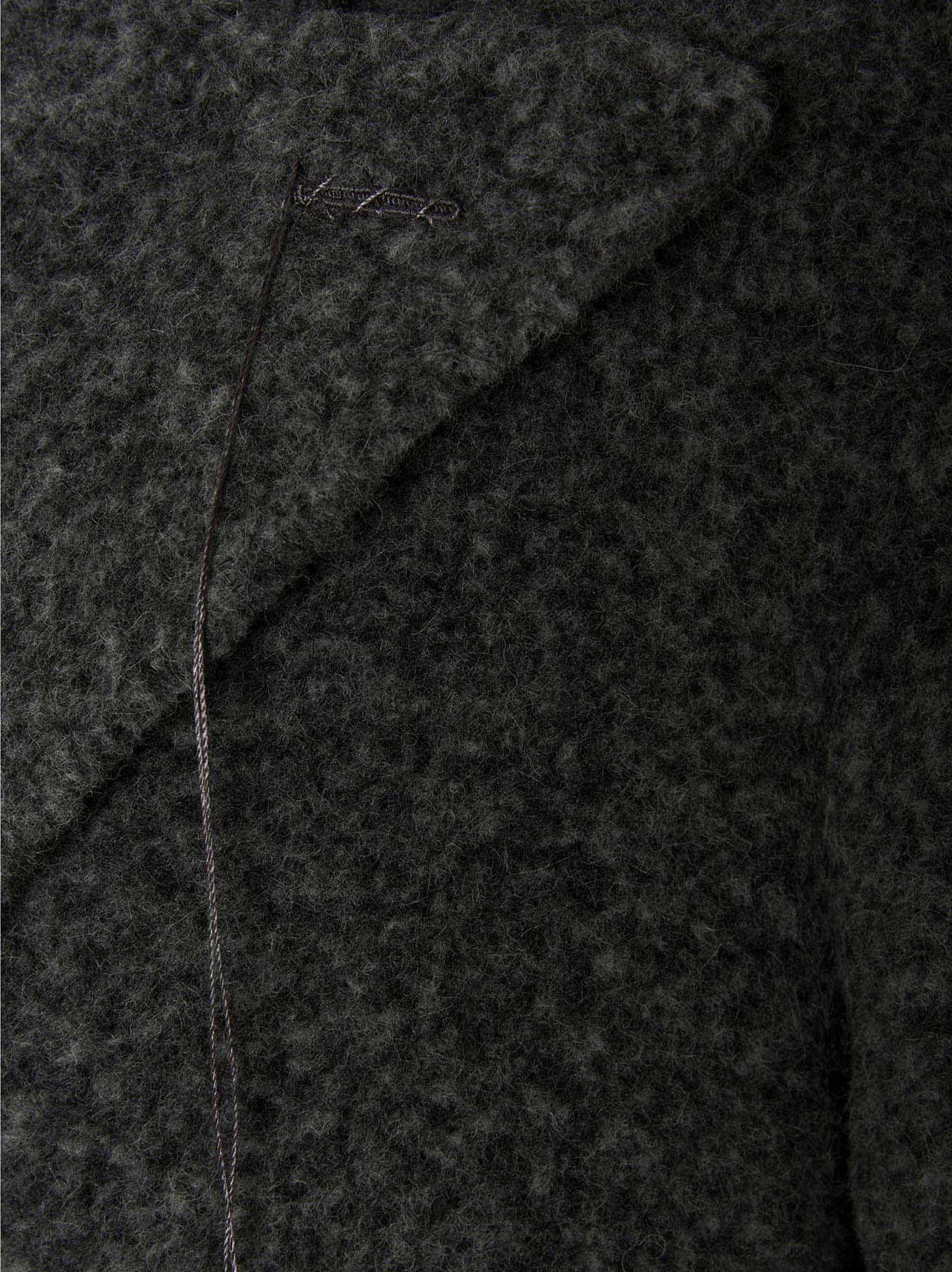 MAURIZIO MIRI Gray Viscose Coat - IT38