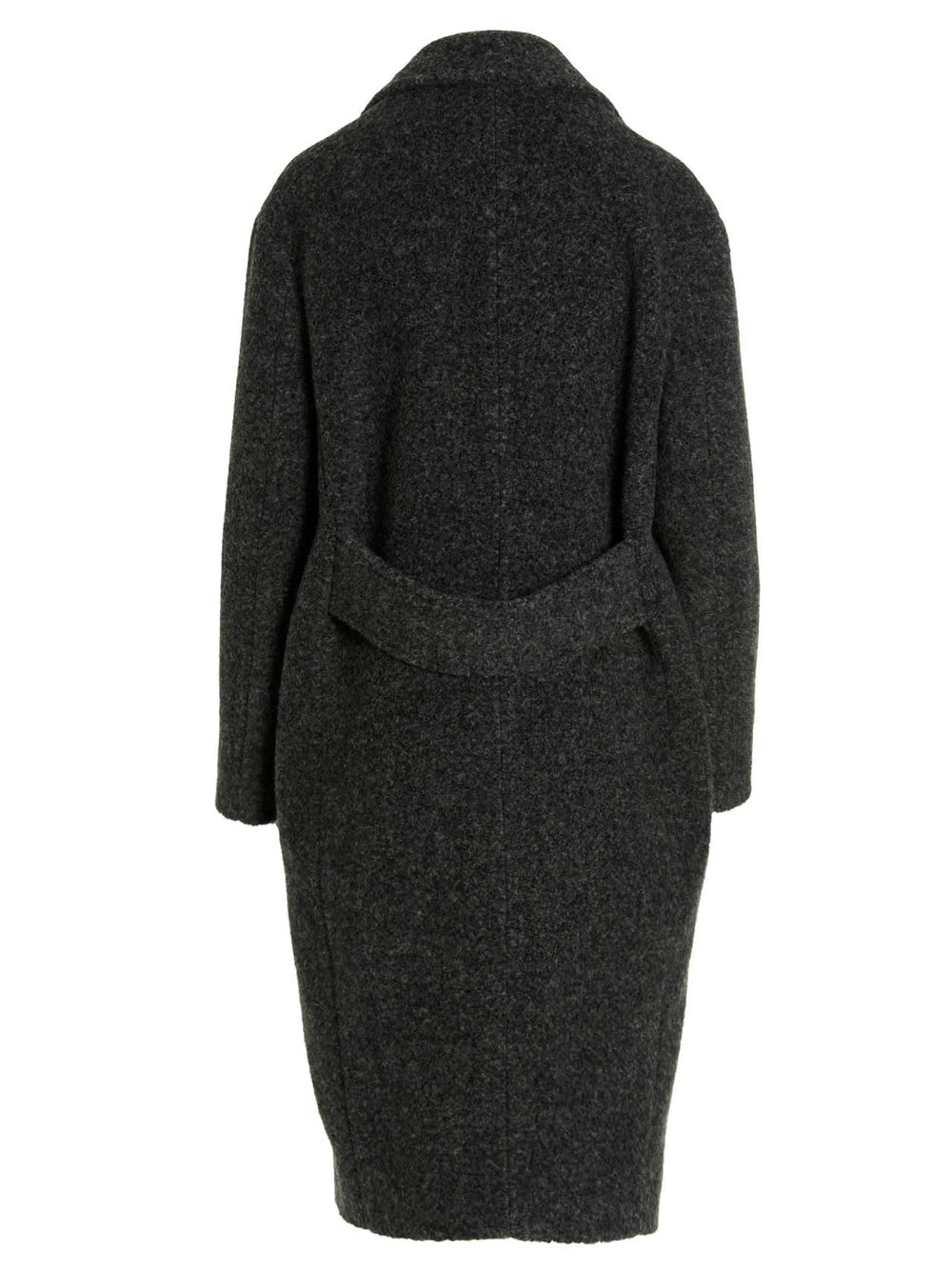 MAURIZIO MIRI Gray Viscose Coat - IT38