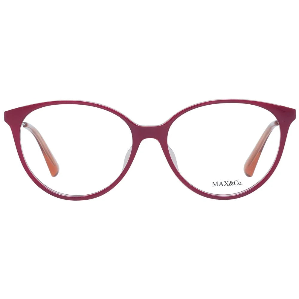 Max & Co Burgundy Women Glasses Frame - Eyeglasses