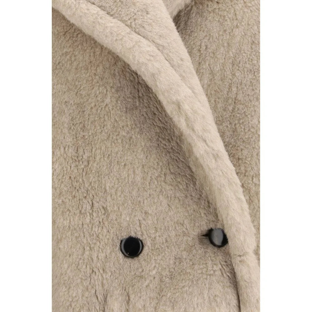 Max Mara Beige Alpaca Vicugna Pacos Coat - IT42 | L