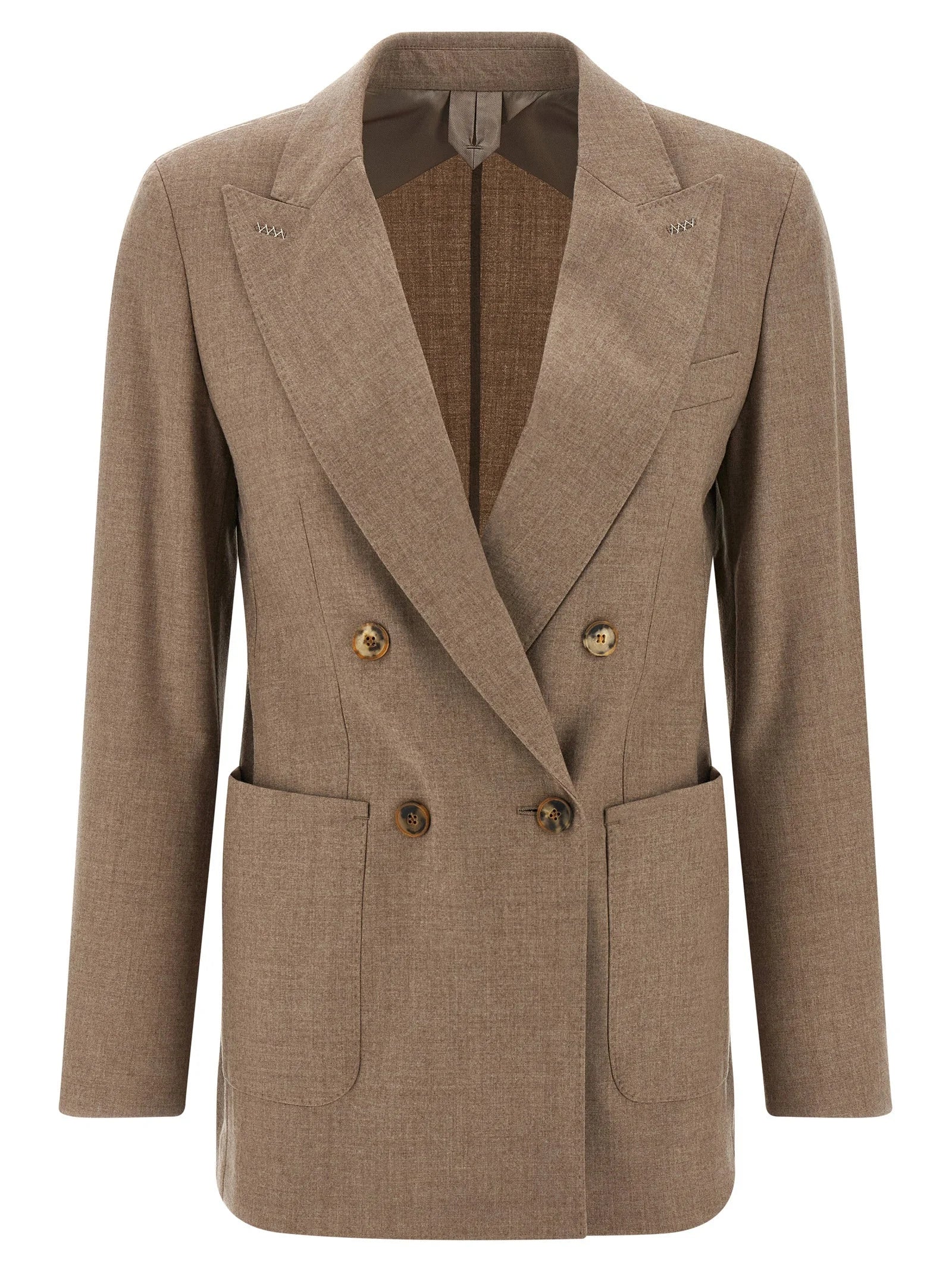 Max Mara Beige Cashmere Blazer