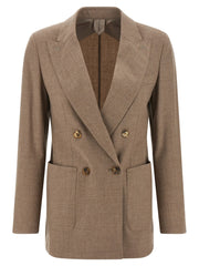 Max Mara Beige Cashmere Blazer