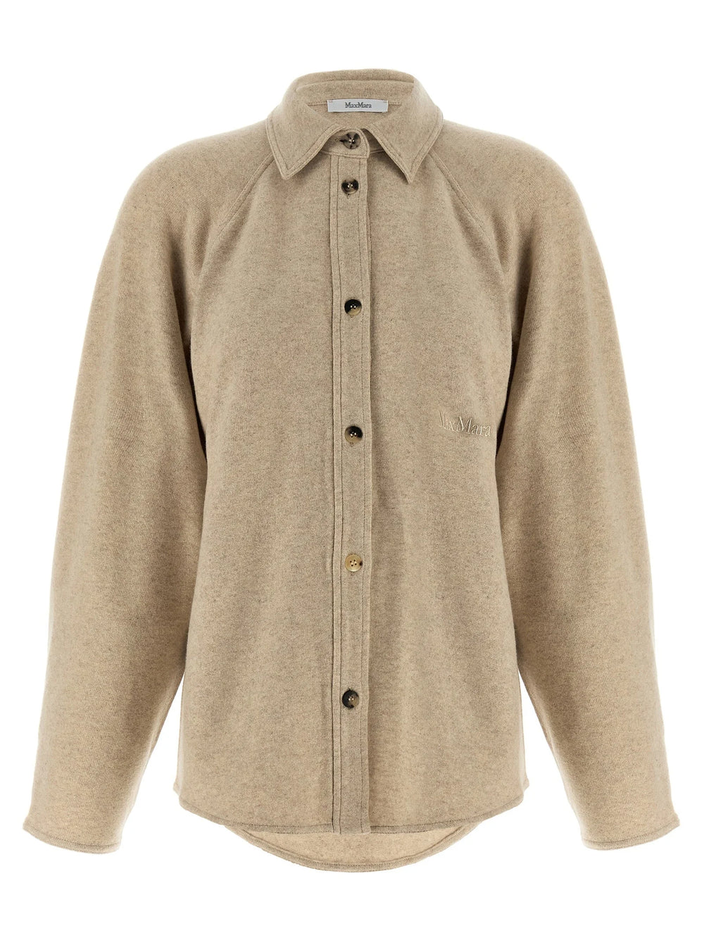 Max Mara Beige Cashmere Blouse