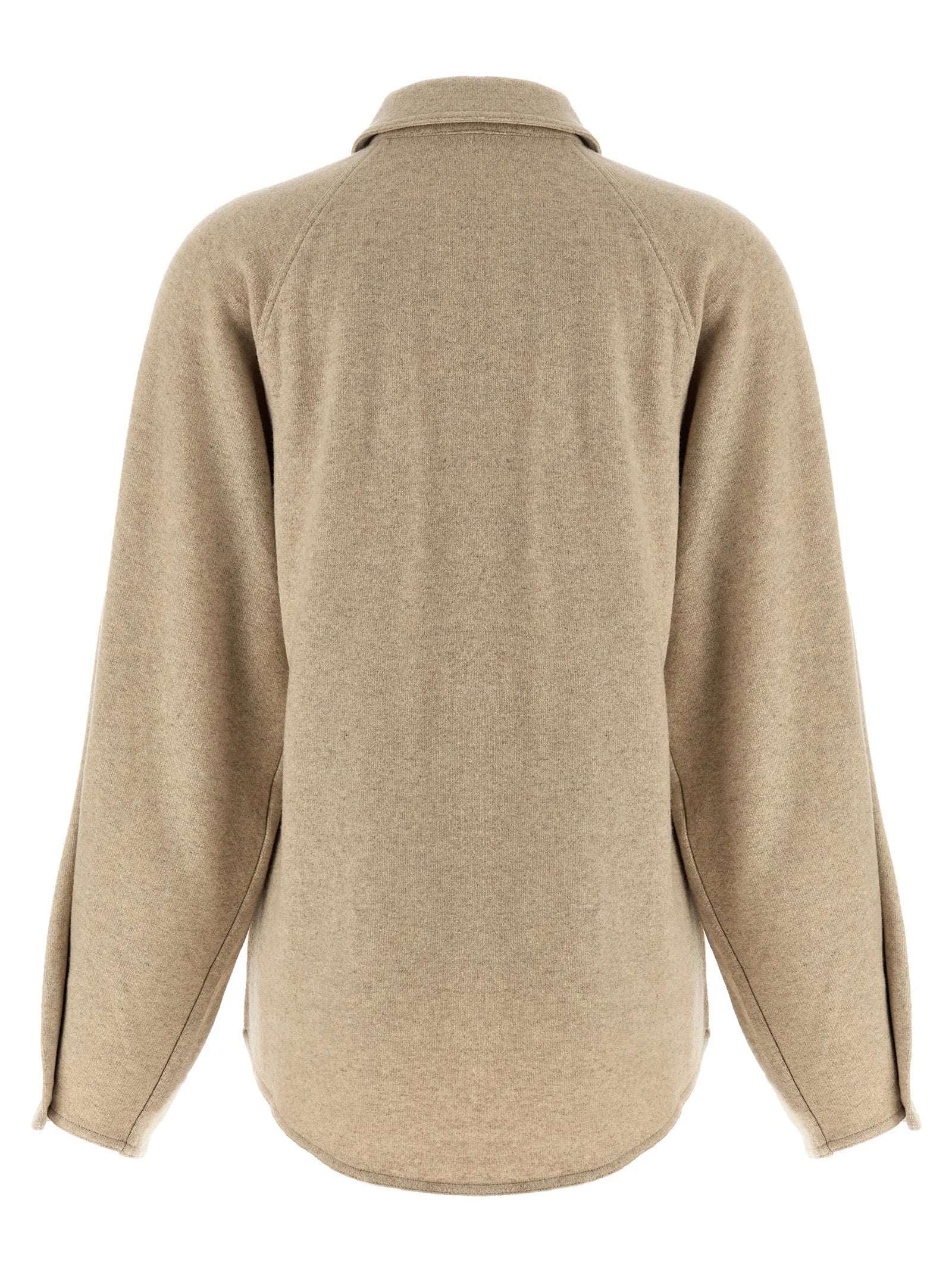 Max Mara Beige Cashmere Blouse