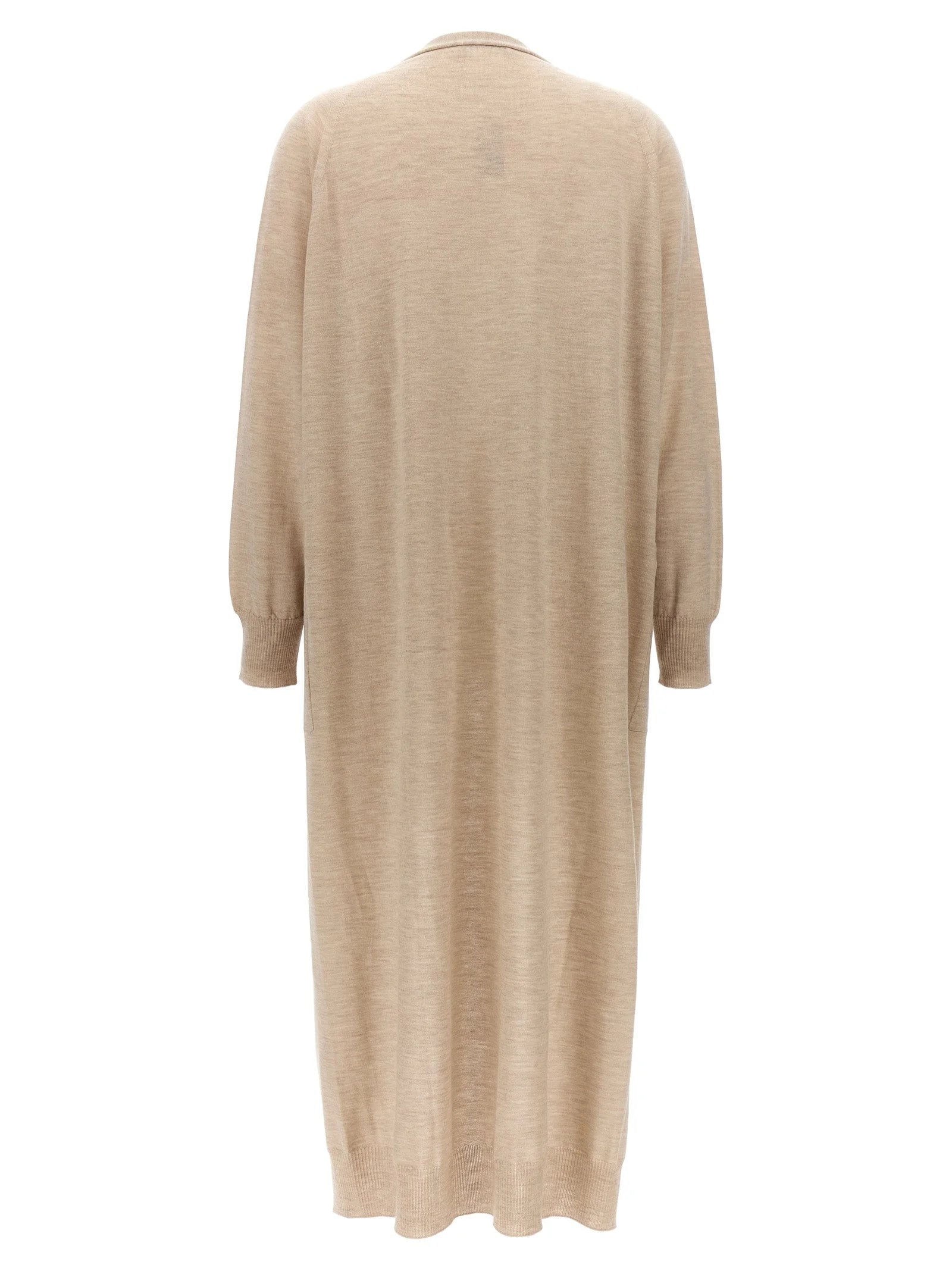 Max Mara Beige Cashmere Cardigan - L
