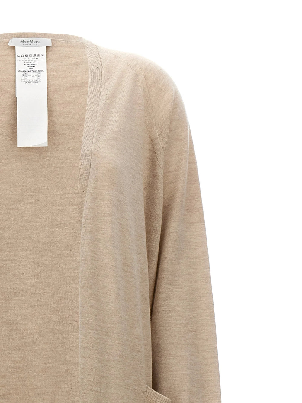 Max Mara Beige Cashmere Cardigan - L