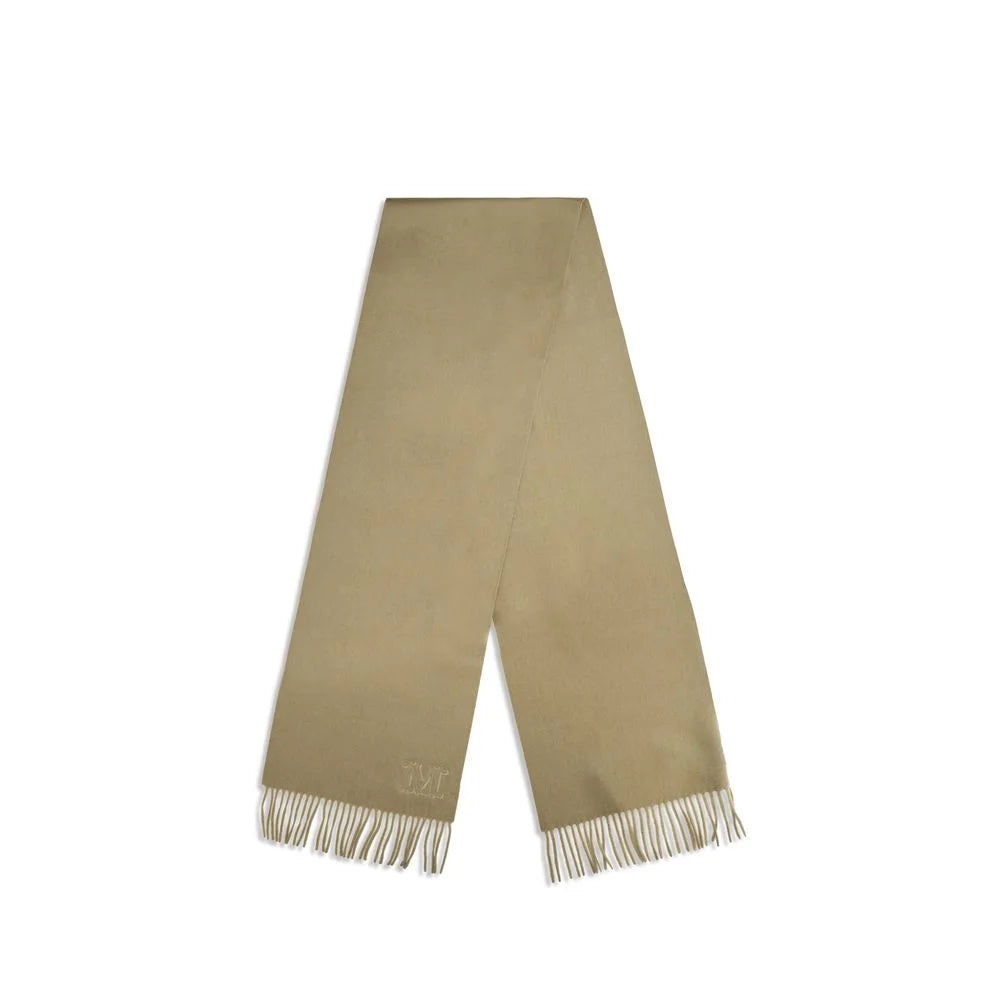 Max Mara Beige Cashmere Scarf