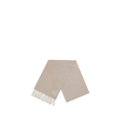Max Mara Beige Cashmere Scarf - Scarves & Shawls
