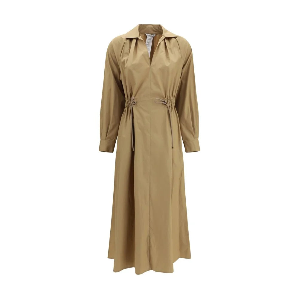 Max Mara Beige Katoenen Casual Jurk