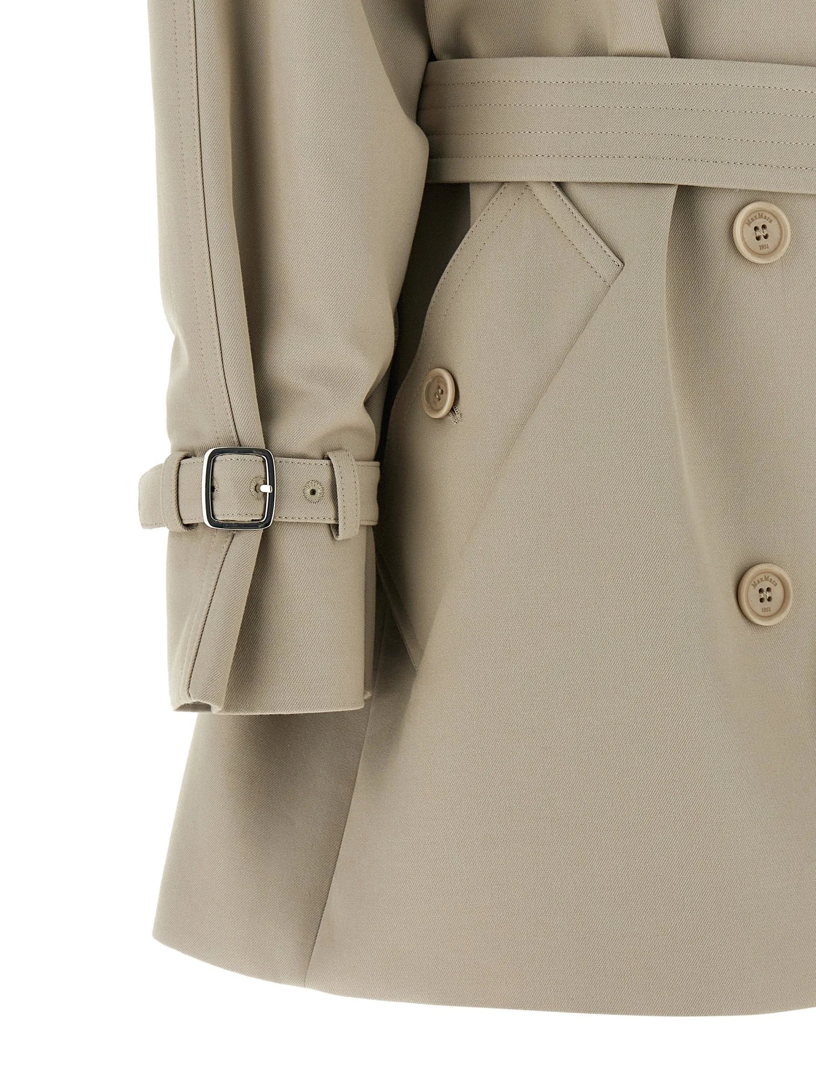 Max Mara Beige Cotton Coat