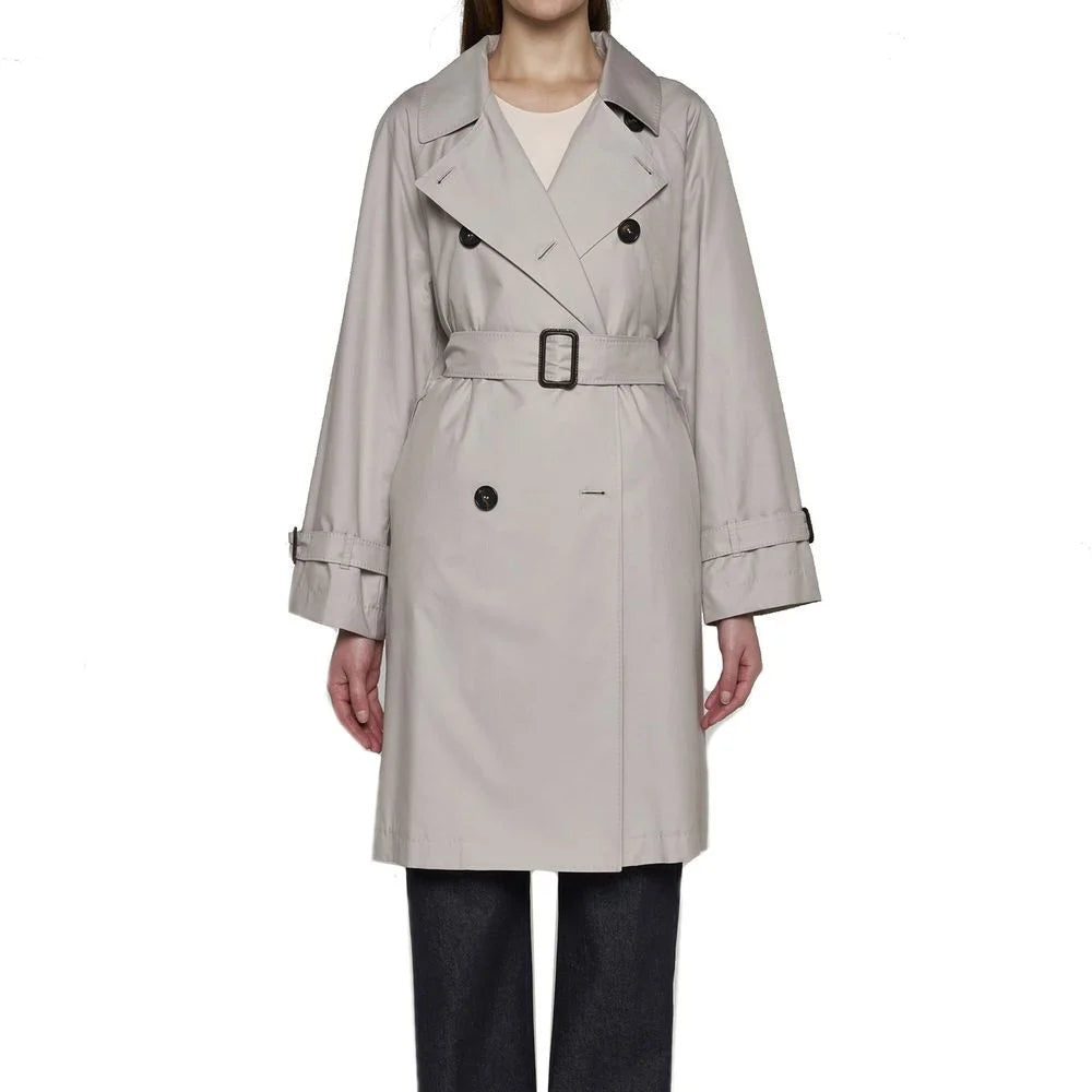 Max Mara Beige Cotton Coat - IT46 | S