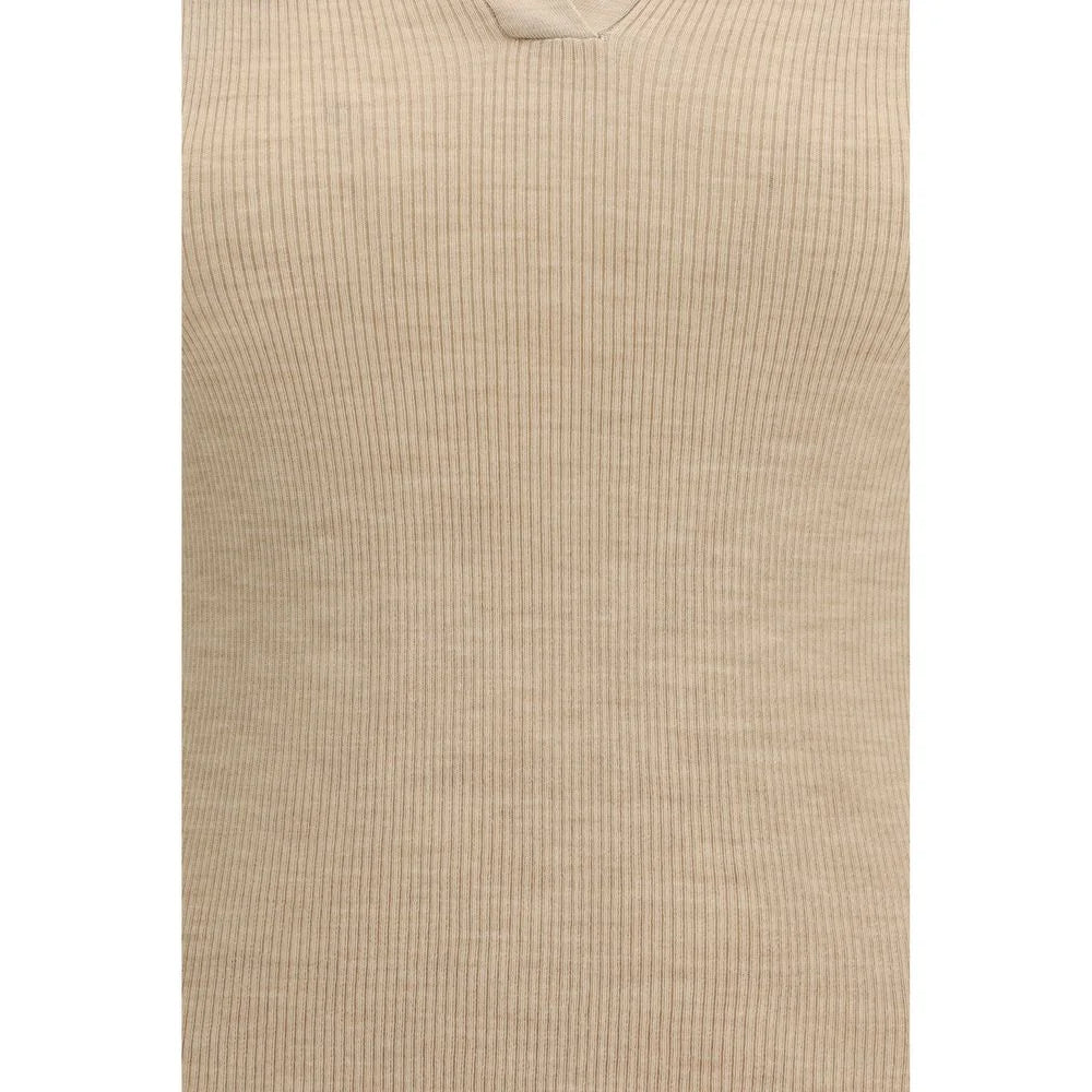 Max Mara Beige Fleece Wool Shirt - S