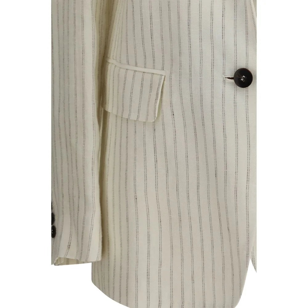 Max Mara Bež lanen blazer