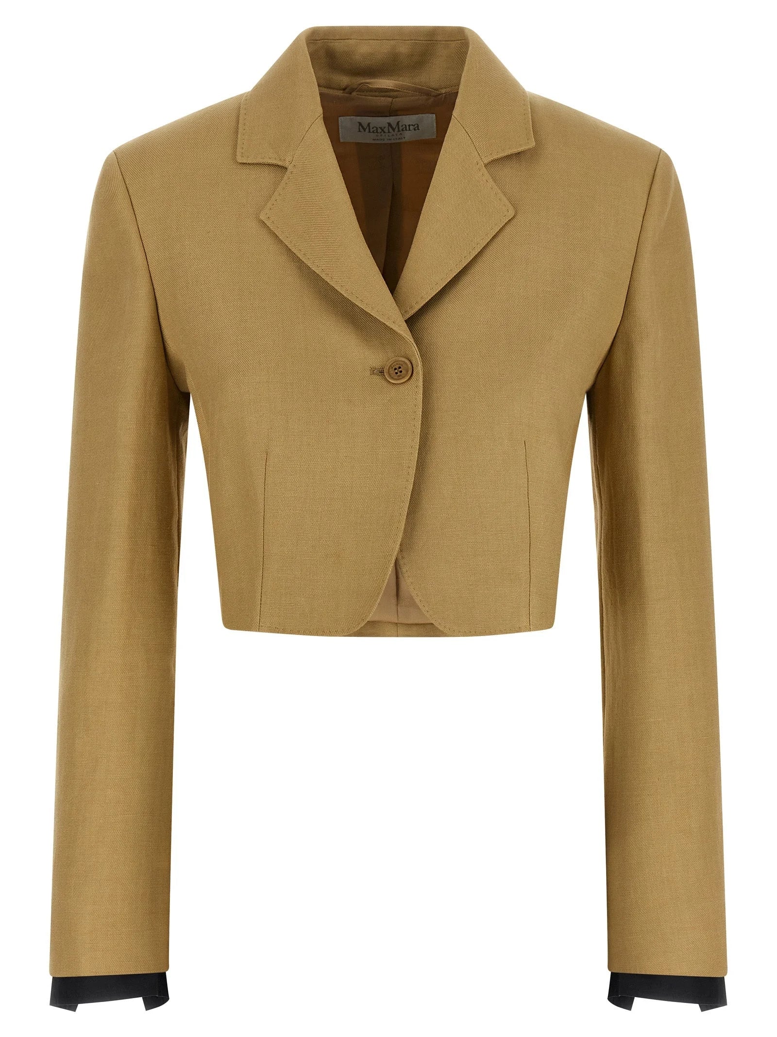 Max Mara Beige Linen Blazer - IT38