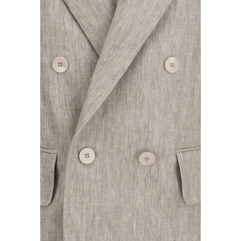 Max Mara Beige Linen Blazer - IT42 | L