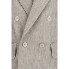 Max Mara Beige Linen Blazer - IT42 | L