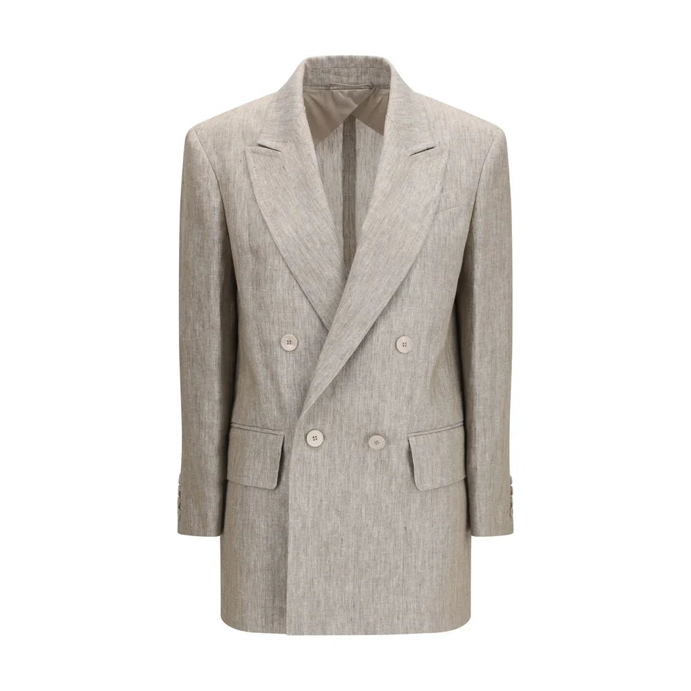 Max Mara Beige Linen Blazer - IT42 | L