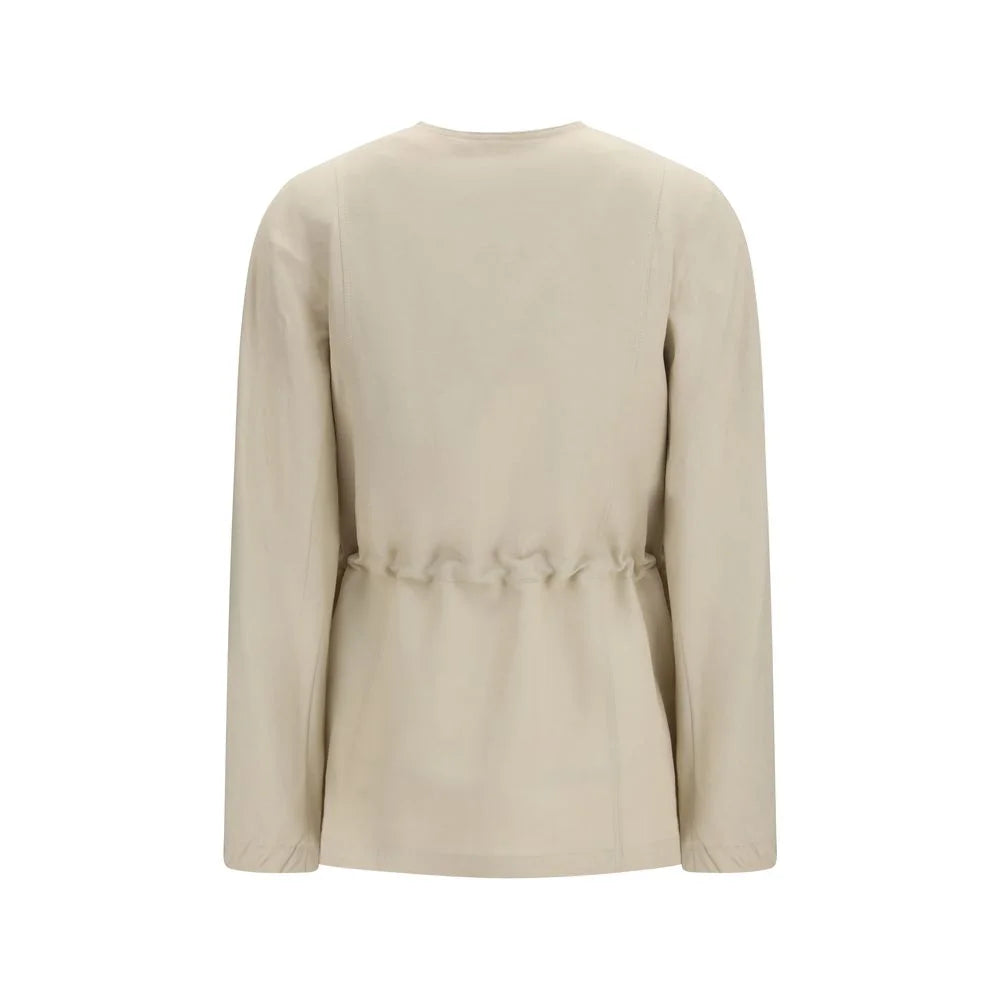 Max Mara Beige Linen Clothing - IT46|XL