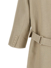 Max Mara Beige Linen Coat