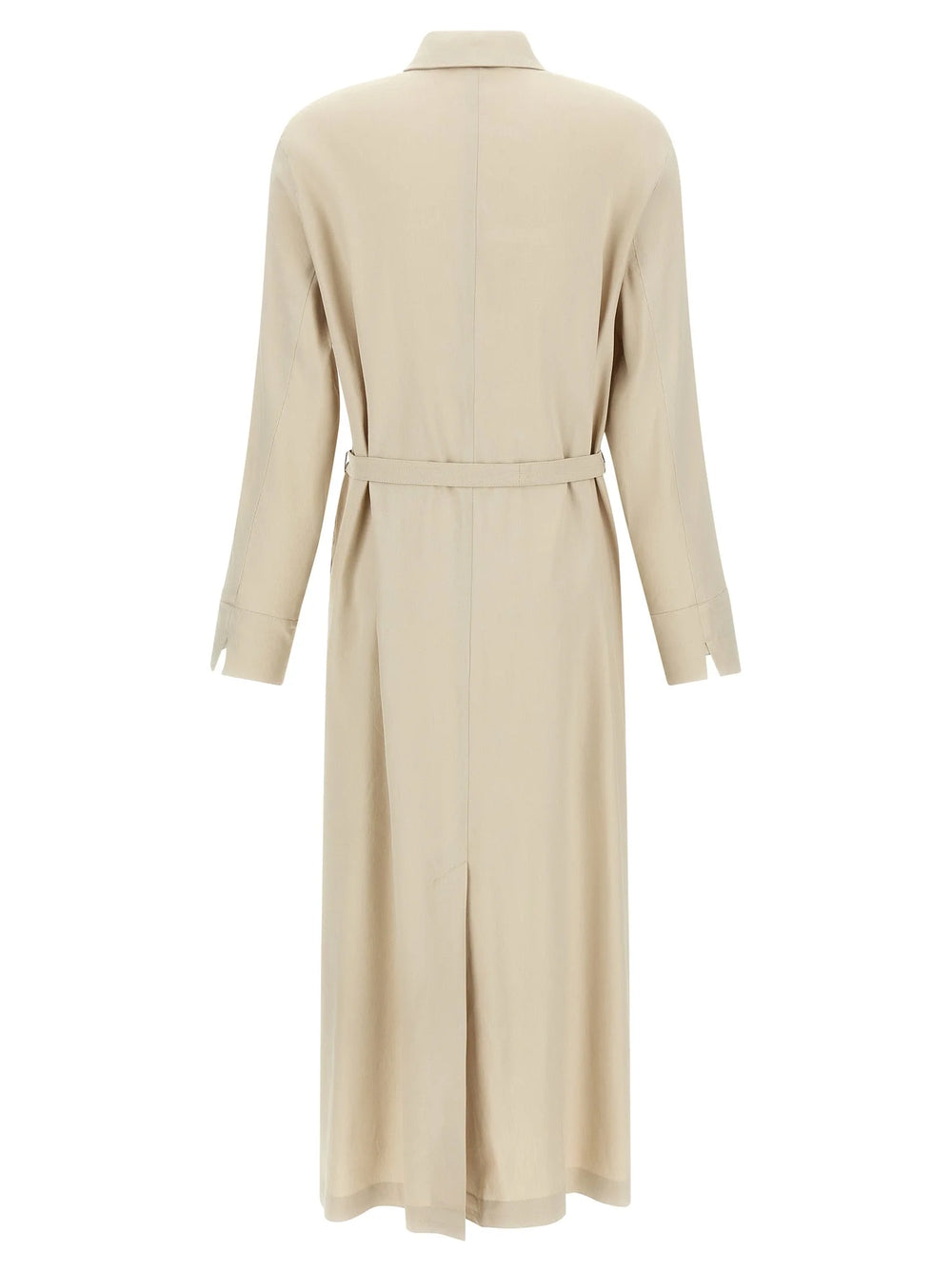 Max Mara Beige Linen Long Dress