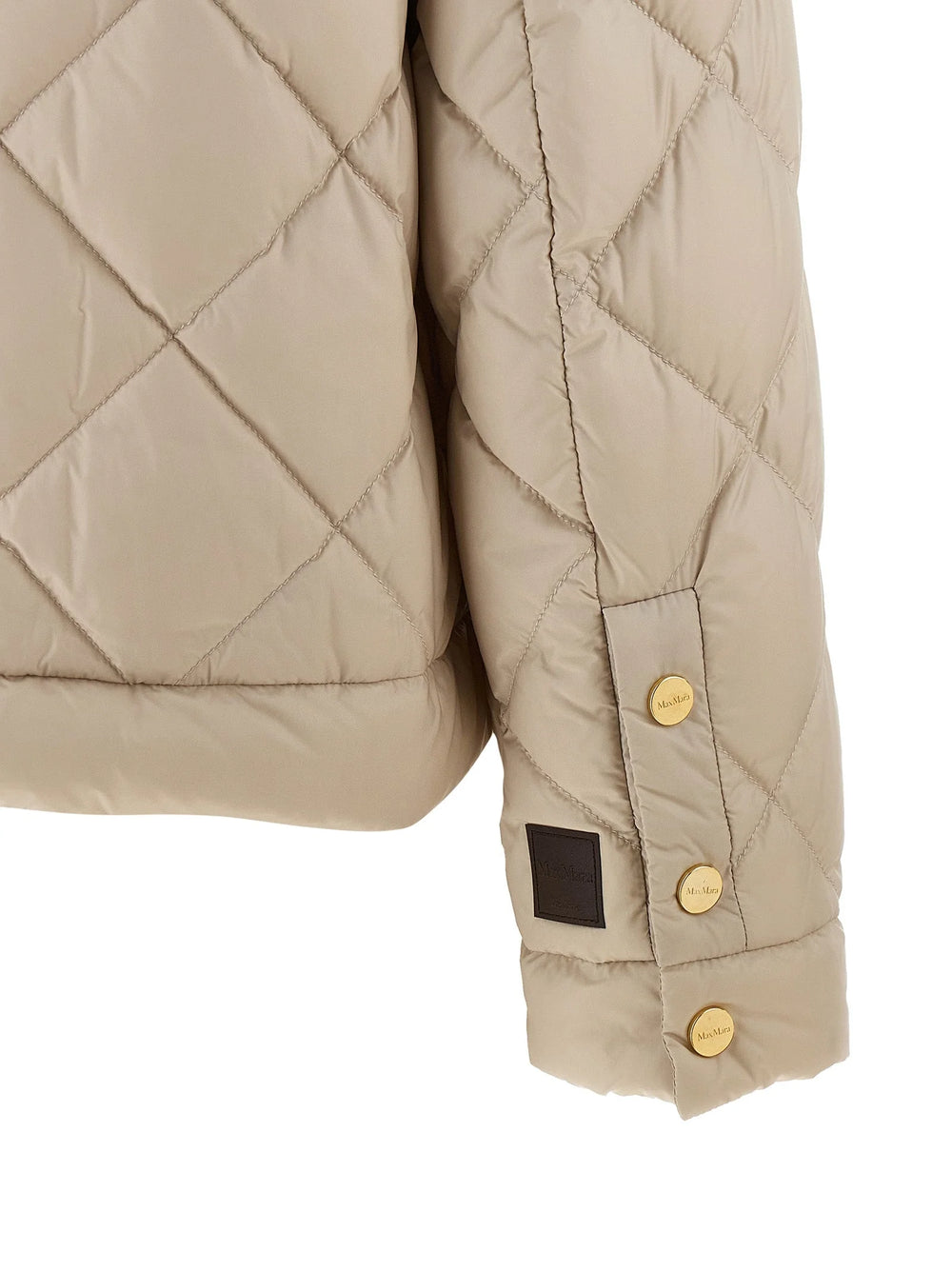 Max Mara Beige Polyamide Full-Length Jacket
