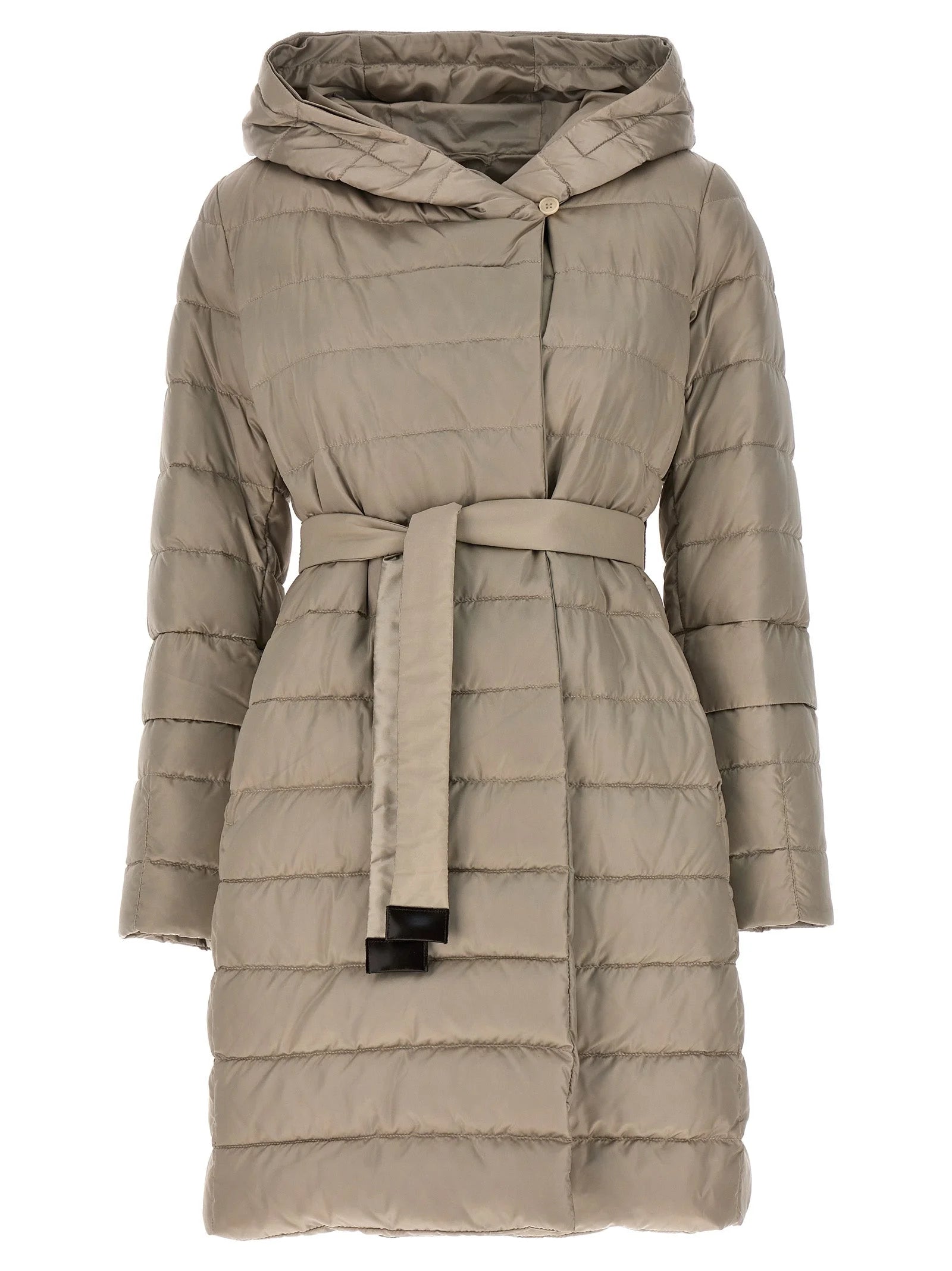 Max Mara Beige Polyamide Full-Length Jacket