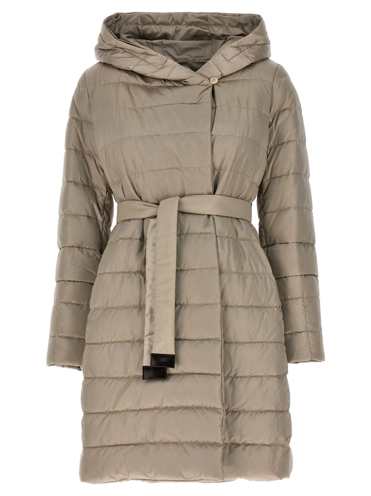 Max Mara Beige Polyamide Full-Length Jacket