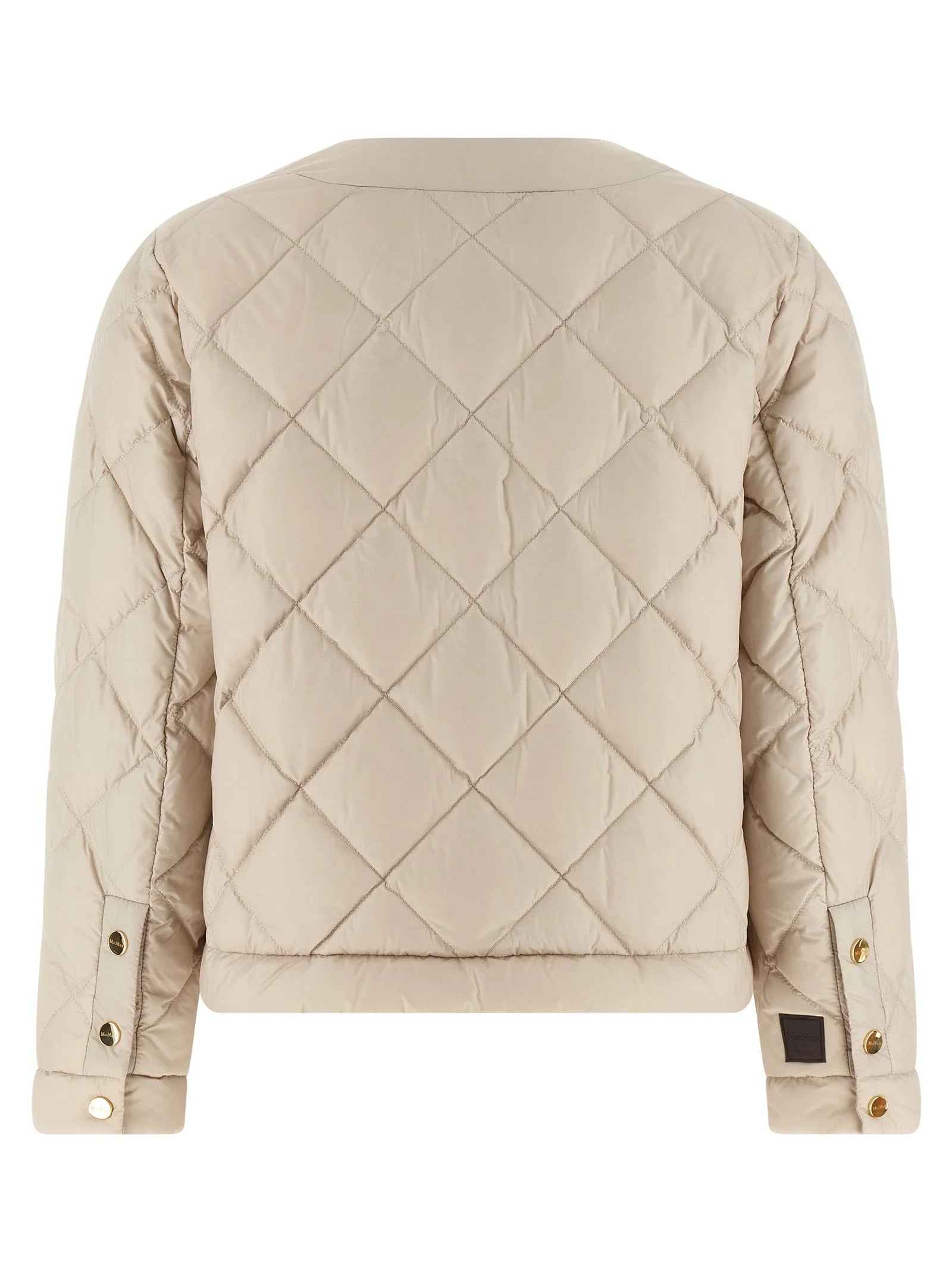 Max Mara Beige Polyamide Full-Length Jacket