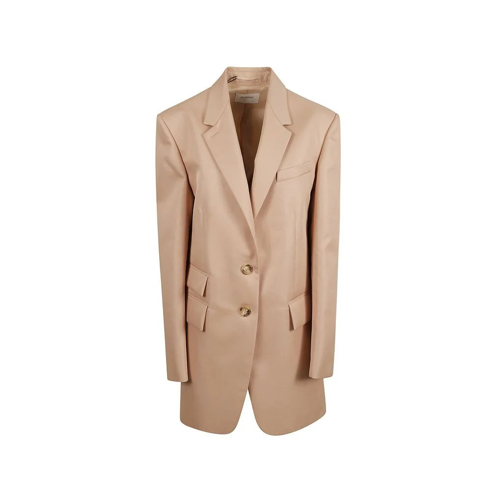 Max Mara Beige Polyester Blazer
