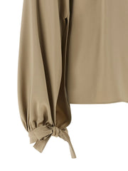 Max Mara Sandfärgad Silktopp